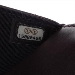Pre Owned Chanel Purple Lambskin WOC