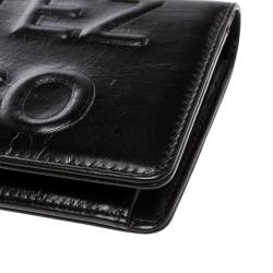 Pre Owned محفظة شانيل فوتيز كوكو إل- ين جلد أسود