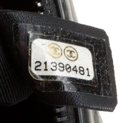 مملوكة مسبقًا حقيبة شانيل غيرل شعر عجل وجلد ذهبية/ سوداء