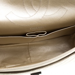 مملوكة مسبقًا Chanel Light Gold Quilted Leather Reissue 2.55 Classic 227 Flap Bag