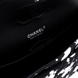 مملوكة مسبقًا حقيبة شانيل كلاسيك بقلاب مزدوج جلد مبطن بيج ميتاليك