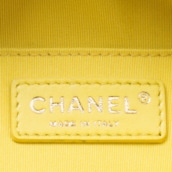 Chanel Yellow Quilted Leather Waist Bag