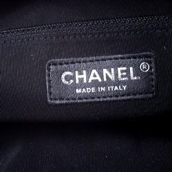 Pre Owned حقيبة شانيل غيرل شعر عجل وجلد ذهبية/ سوداء