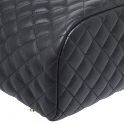 Chanel Black Quilted Leather Large Urban Spirit Backpack 