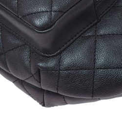 Pre Owned Chanel Metallic Green/Purple Quilted Leather Fanny Pack Waistbelt Bag