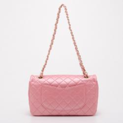Pre Owned Chanel Ltd. Ed. Pink Precious Collection Medium Classic Flap