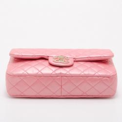 Pre Owned Chanel Ltd. Ed. Pink Precious Collection Medium Classic Flap