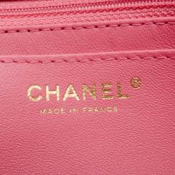 Pre Owned Chanel Ltd. Ed. Pink Precious Collection Medium Classic Flap