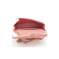 مملوكة مسبقًا Chanel Pink/Champagne Gold Quilted Leather Shoulder Bag