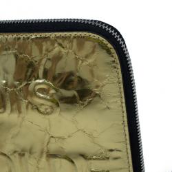 Pre Owned Chanel Gold Medium Feminine Pouch