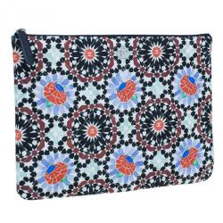 Pre Owned Chanel Multicolored Flower Limited Clutch
