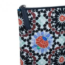 Pre Owned Chanel Multicolored Flower Limited Clutch