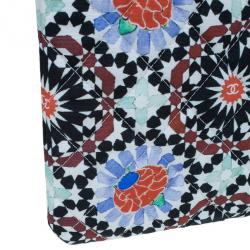 Pre Owned Chanel Multicolored Flower Limited Clutch