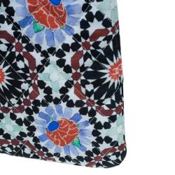 Pre Owned Chanel Multicolored Flower Limited Clutch