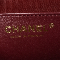 Pre Owned Chanel Black Quilted Leather Classic Heart Bag