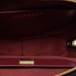 Pre Owned Chanel Black Quilted Leather Classic Heart Bag