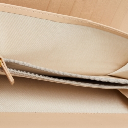 Pre Owned محفظة مفكرة شانيل سحاب ملتف جلد كافيار مبطن أسود