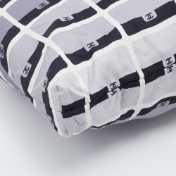 مملوكة مسبقًا Chanel Black Quilted Jersey Foldable Tote With Chain Bag