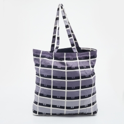 مملوكة مسبقًا Chanel Black Quilted Jersey Foldable Tote With Chain Bag