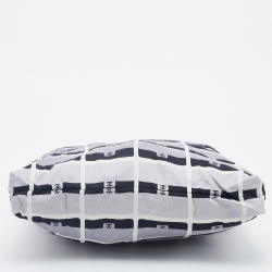 مملوكة مسبقًا Chanel Black Quilted Jersey Foldable Tote With Chain Bag