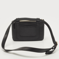 Pre Owned Chanel Black Leather CC Mania Double Zip Waist Belt Bag