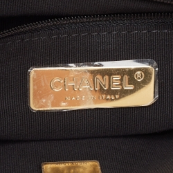 Pre Owned Chanel White Quilted Leather Small 19 Flap Bag
