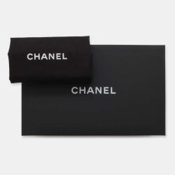 Pre Owned CHANEL  Pink Lambskin Matelasse Chain vanity bag 