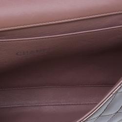 Pre Owned حقيبة كلتش شانيل جلد برنزي لامع بسلسلة