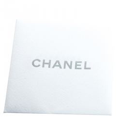 مملوكة مسبقًا Chanel Black Suede And Metallic Silver Leather CC Cap Toe Pumps Size 40.5