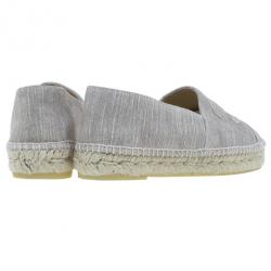 مملوكة مسبقًا Chanel Beige Suede CC Espadrilles Size 39