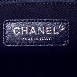Pre Owned Chanel Grey Canvas Deauville Backpack