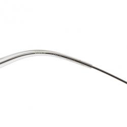 مملوكة مسبقًا Chanel Silver 4053 Rimless Pearl Sunglasses