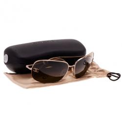 Pre Owned Chanel Silver CC Aviators