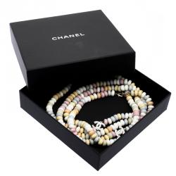 Pre Owned Chanel CC Candy Multicolor Resin Long Necklace