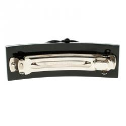 Pre Owned Chanel Black CC Multicolor Hair Clip Barrette