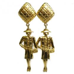 مملوكة مسبقًا Chanel Vintage Mademoiselle Earrings