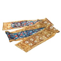 مملوكة مسبقًا بندنة شانيل حرير طباعة موزياك وكاميليا أبستراك متعددة الألوان