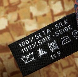 Pre Owned Chanel Multicolor Mosaic and CC Logo Print Silk Bandeau