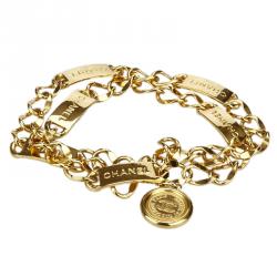 Pre Owned Chanel Gold CC Chain Belt
