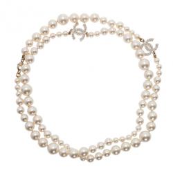 مملوكة مسبقًا Chanel Timeless Classic Pearl Necklace