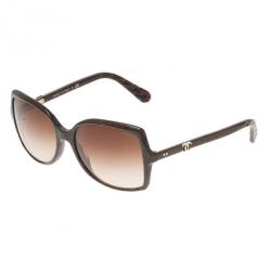 Pre Owned Chanel Brown 5245 Square Sunglasses