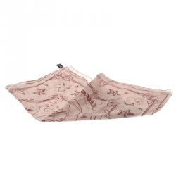 Pre Owned وشاح شانيل قطن دالاس مطبوع مربع