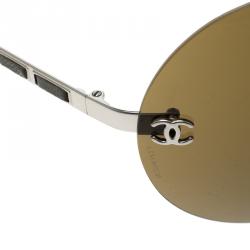 مملوكة مسبقًا نظارة شمسية شانيل شيلد 4118 بني