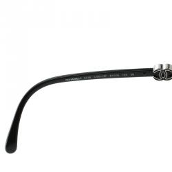 مملوكة مسبقًا نظارة شمسية شانيل 5216 سوداء مربعة