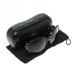 مملوكة مسبقًا نظارة شمسية شانيل 5216 سوداء مربعة