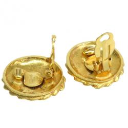 مملوكة مسبقًا حلق شانيل كلاسيكي مادموزيل مطلي ذهب