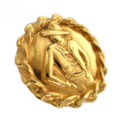 مملوكة مسبقًا حلق شانيل كلاسيكي مادموزيل مطلي ذهب