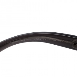 Pre Owned Chanel Grey/Purple Grey Gradient 5316Q Leather Camellia Cat Eye Sunglasses