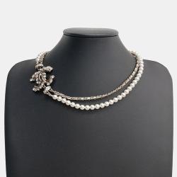 Pre Owned Chanel pearl chain necklace