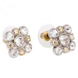 Pre Owned Chanel CC Rhinestone Earrings